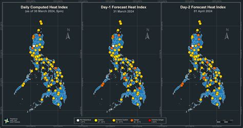 dost heat index|PAGASA warns of 'dangerous' heat index in 11 areas on Black .